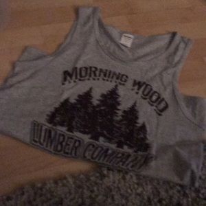 Morning wood lumber tank